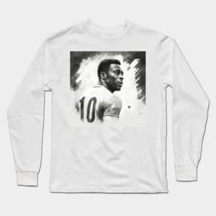 Pele - The number 10 Long Sleeve T-Shirt